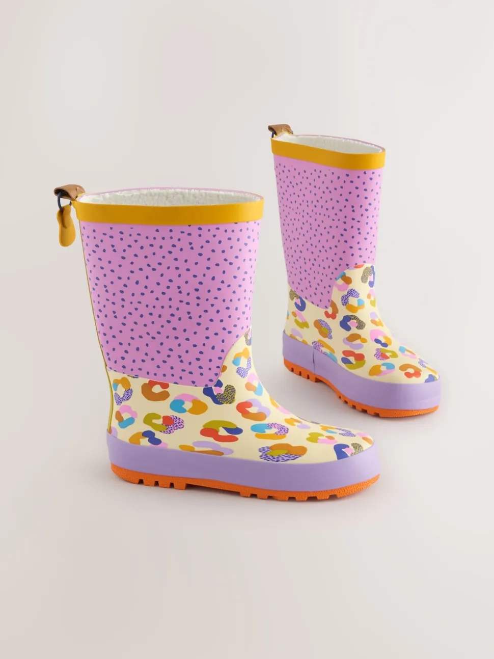 Multicolore imprimé animal - Bottes de pluie