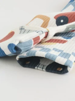 Multicolore motif transport - Combinaisons de nuit à fermeture éclair pour bébés 3 Pack (0mths-2yrs)