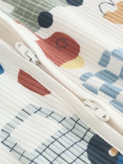 Multicolore motif transport - Combinaisons de nuit à fermeture éclair pour bébés 3 Pack (0mths-2yrs)