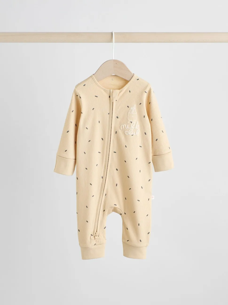 Multicolore Nourriture Personnage - Combinaisons de nuit à fermeture éclair pour bébés 3 Pack (0mths-3yrs)