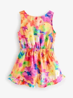 Multicolore tie-dye - Combinaison Noeud Detail (3-16ans)