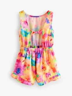 Multicolore tie-dye - Combinaison Noeud Detail (3-16ans)