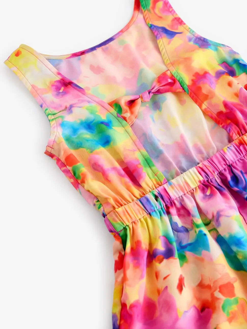 Multicolore tie-dye - Combinaison Noeud Detail (3-16ans)