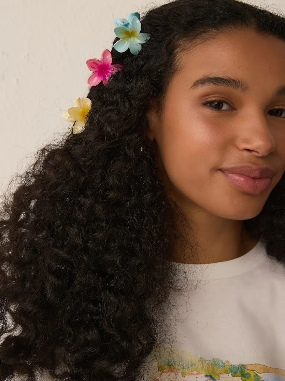 Multocolore - Lot de mini pinces à cheveux à fleurs 3