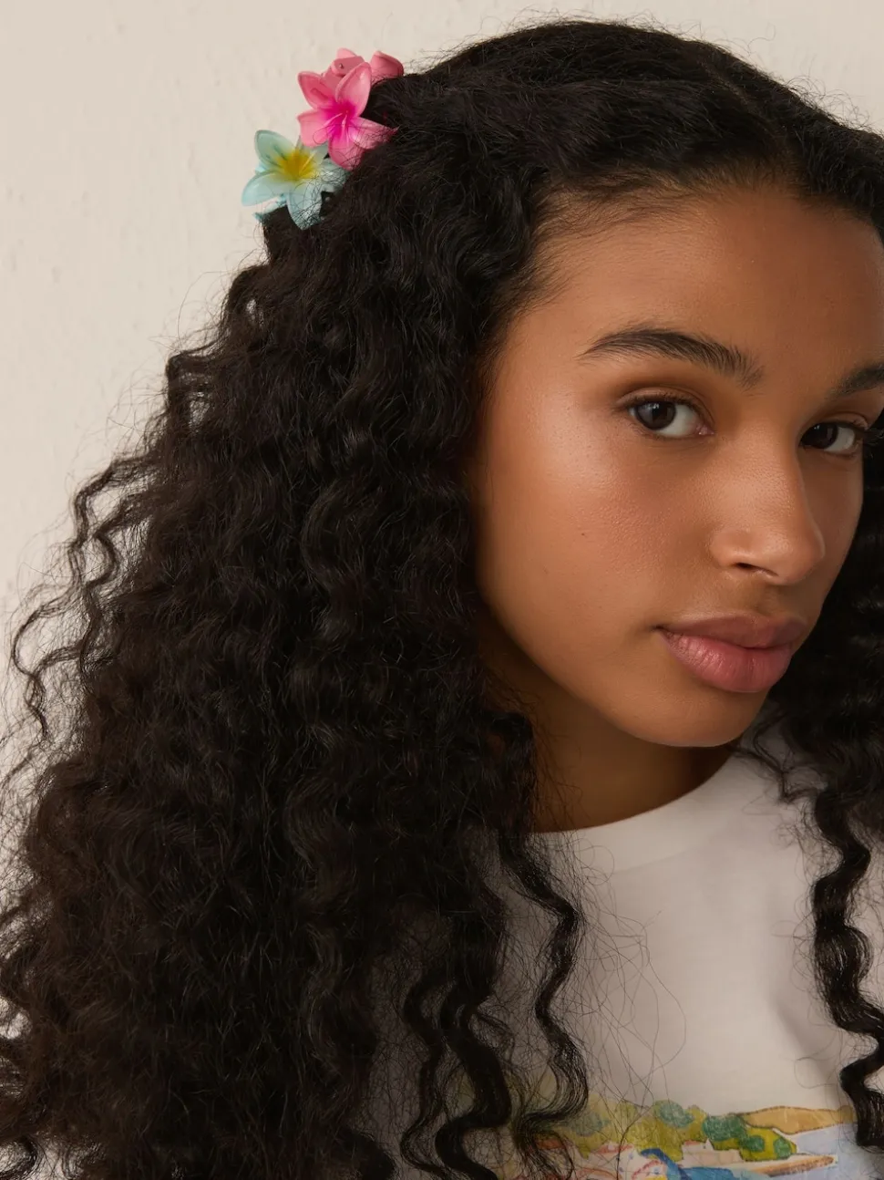 Multocolore - Lot de mini pinces à cheveux à fleurs 3