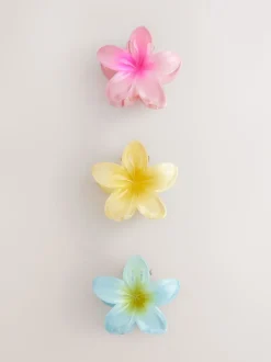 Multocolore - Lot de mini pinces à cheveux à fleurs 3