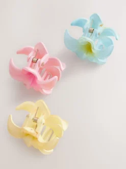 Multocolore - Lot de mini pinces à cheveux à fleurs 3