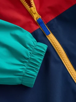 Navy Colourblock (en) - Combinaison imperméable doublée de polaire (3mths-7yrs)