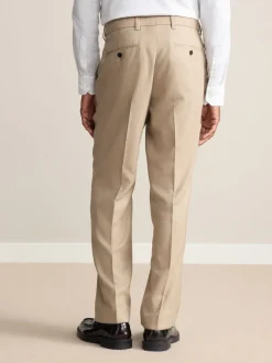 neutre - Ajustement régulier - Pantalons Signature en 100 % laine avec ceinture Motion Flex