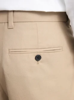 neutre - Ajustement régulier - Pantalons Signature en 100 % laine avec ceinture Motion Flex