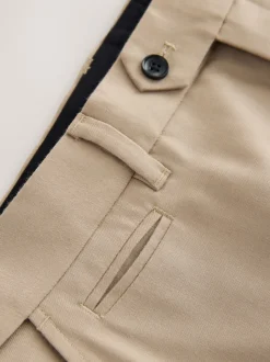 neutre - Ajustement régulier - Pantalons Signature en 100 % laine avec ceinture Motion Flex