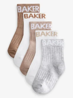 neutre - Baker by Ted Baker Bébé Chaussettes 5 Lot