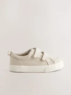 neutre - Baskets à deux lanières à fermeture tactile