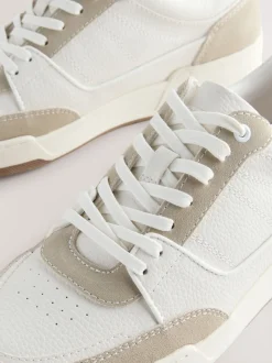 neutre - Baskets Chic et décontracté avec bordure en daim