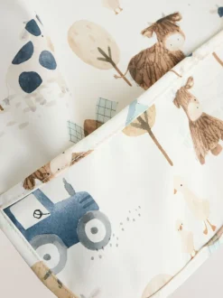 neutre - Bavoir à manches de sevrage et d’alimentation