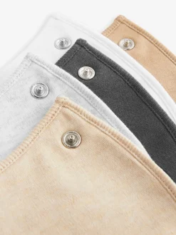 neutre - Bébé 100% coton BIBS 5 Lot