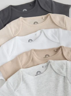 neutre - Bébé Essentiel Manches courtes Body 5 Lot