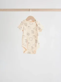 neutre - Bodys pour bébés Manches courtes 5 Pack