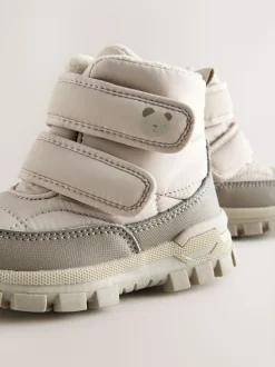 neutre - Bottes matelassées imperméables à fermeture par contact