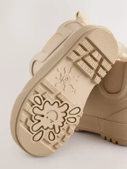 neutre - Bottines en caoutchouc avec doublure chaude