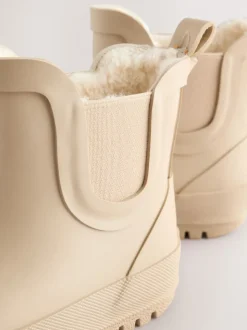 neutre - Bottines en caoutchouc avec doublure chaude