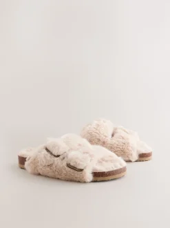 neutre - Chaussons confort avec semelle plantaire