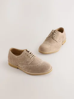 neutre - Chaussures élégantes en cuir style Brogue