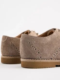 neutre - Chaussures élégantes en cuir style Brogue