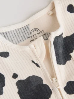 neutre - Combinaison de nuit zippée pour bébé 3 Pack (0-2ans)