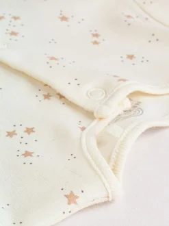 neutre - Combinaison de nuit bébé, Body, Bonnet et Bavoirs bébé Ensemble 4 Pièces (0-9mois)