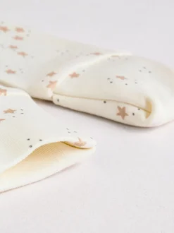 neutre - Combinaison de nuit bébé, Body, Bonnet et Bavoirs bébé Ensemble 4 Pièces (0-9mois)