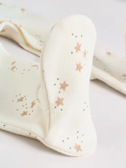 neutre - Combinaison de nuit bébé, Body, Bonnet et Bavoirs bébé Ensemble 4 Pièces (0-9mois)