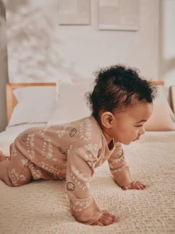 neutre - Combinaison de nuit bébé sans pieds zippée Family Two Way (0-18mois)