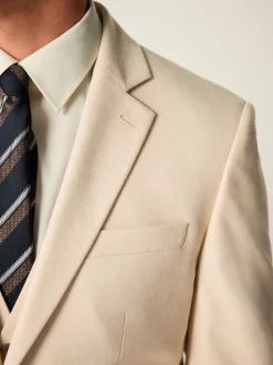 neutre - Coupe ajustée Flannel Costume Veste