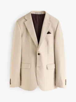 neutre - Coupe ajustée Flannel Costume Veste