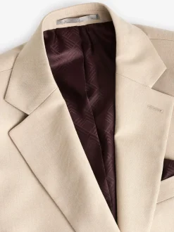 neutre - Coupe ajustée Flannel Costume Veste