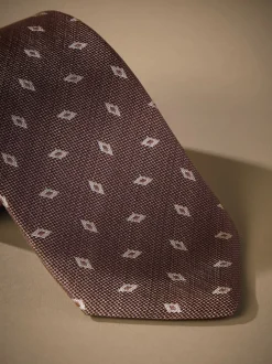 neutre - Cravate Signature en soie italienne