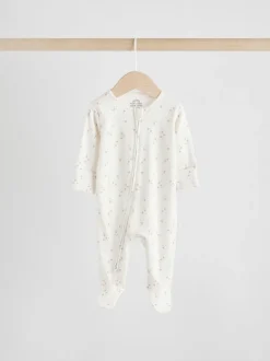 neutre - Dors-bien bébé à fermeture éclair bidirectionnelle (0-2ans)