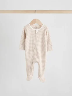 neutre - Dors-bien bébé à fermeture éclair bidirectionnelle (0-2ans)