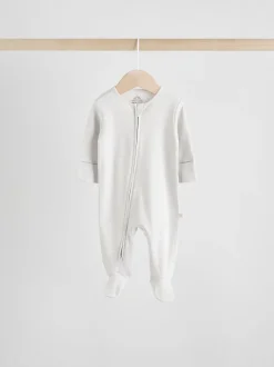 neutre - Dors-bien bébé à fermeture éclair bidirectionnelle (0-2ans)