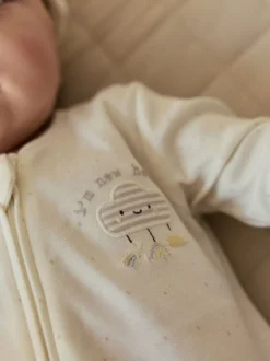 neutre - Ensemble Im New Here Combinaison de nuit et Chapeau (0-9mois)