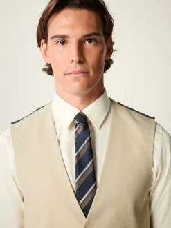 neutre - Gilet de costume en flanelle