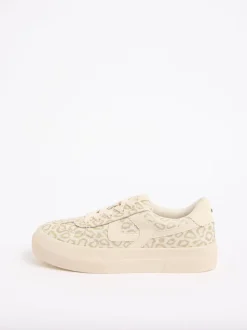 neutre - Lipsy Baskets de sport à lacets en toile épaisse