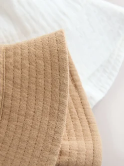 neutre - Lot de 2 Chapeaux BÉBÉ Effet froissé