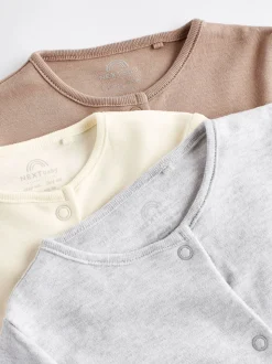 neutre - Lot de 3 dors-bien bébé 100 % coton (0-2ans)