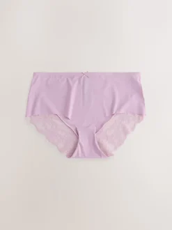 neutre - No VPL Lace Back Briefs 5 Pack