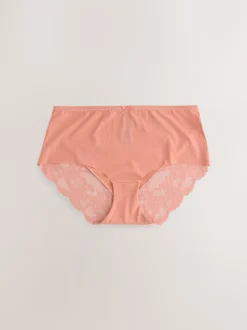 neutre - No VPL Lace Back Briefs 5 Pack