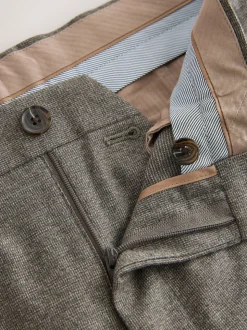 neutre - Pantalons fuselés à coupe standard, élégants, texturés doux au toucher