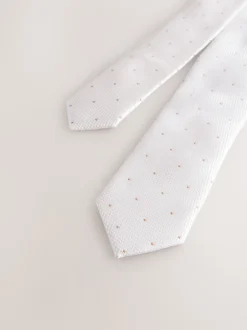 Neutre à pois - Cravate (3-16 ans)