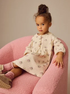 neutre - Robe à manches longues en jersey (3mths-7yrs)